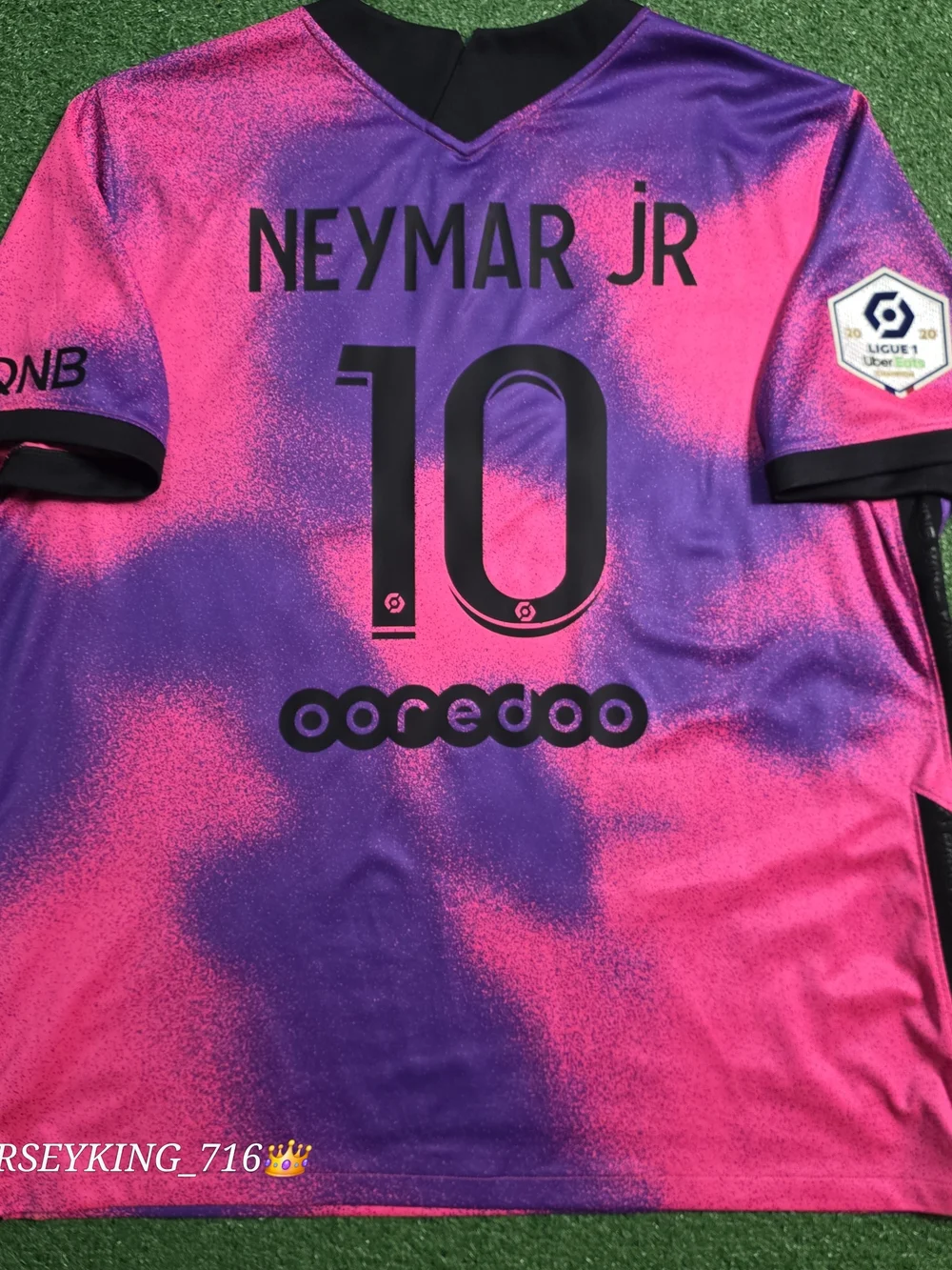 Jordan X PSG Neymar Jr #10 2020/2021 Fourth Hyperpink Jersey Rare XXL Ligue 1